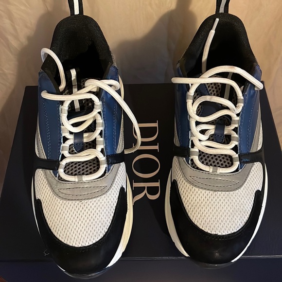 Dior Shoes Dior B22 Trainer Navy Black Sneakers Poshmark